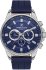 Daniel Klein Blue Leather Strap Men's watch DK.1.13286-2