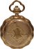 Quartz Gold Plated pocket watch Q61489