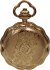 Quartz Gold Plated pocket watch Q61489