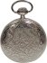 Quartz Silver Plated pocket watch Q61512