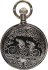 Quartz Silver Plated pocket watch Q61514