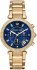 MICHAEL KORS  GOLD PARKER CHRONOGRAPH BLUE DIAL WOMENS WATCH MK6262