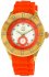 Visetti Camelia Series Orange Rubber Strap With Strass PE-746GO