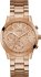 GUESS Crystals Multifunction Rose Gold Stainless Steel Bracelet W1070L3