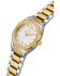 Guess Collection Coussin Sleek Crystals Two Tone Stainless Steel Bracelet Z25002L1MF