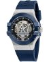 Maserati Potenza Automatic Blue Rubber Strap R8821108035