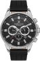 Daniel Klein Black Leather Strap Men's watch DK.1.13286-1