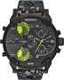 Diesel Mr Daddy 2.0 Chrono Grey Camo Leather Strap DZ7311