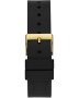 Guess Menagerie Crystals Black Rubber Strap GW0749L2