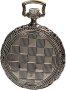 Quartz Silver Plated pocket watch Q61507