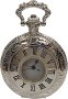 Quartz Silver Plated pocket watch Q61515