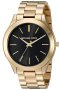 MICHAEL KORS Runway Slim Gold Stainless Steel Bracelet MK3478